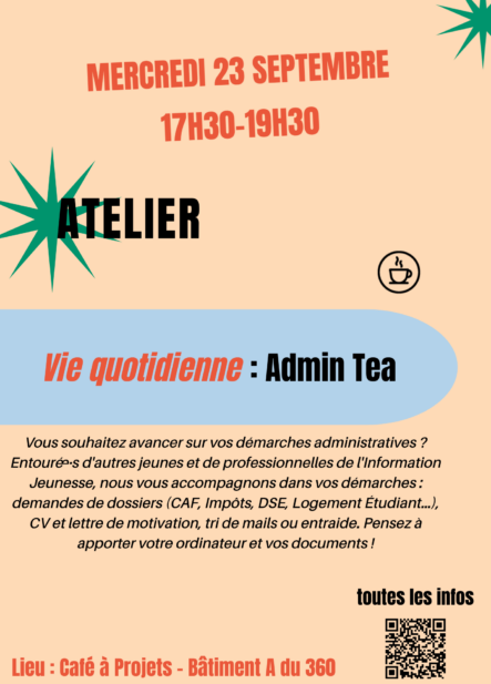 Atelier : Admin Tea