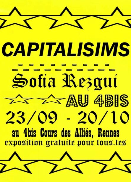 Expo : Capitalisms – Sofia Rezgui